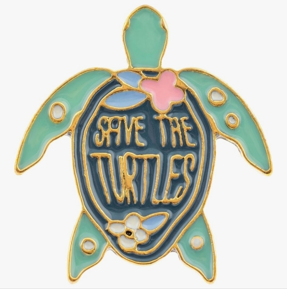 Save the Turtles Enamel Pin
